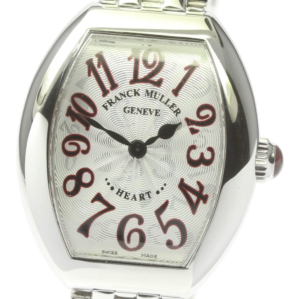 美品保証書付き【FRANCK MULLER】フランクミュラー ハートトゥハート 5002SQZJA クォーツ レディース【中古】 213,600円