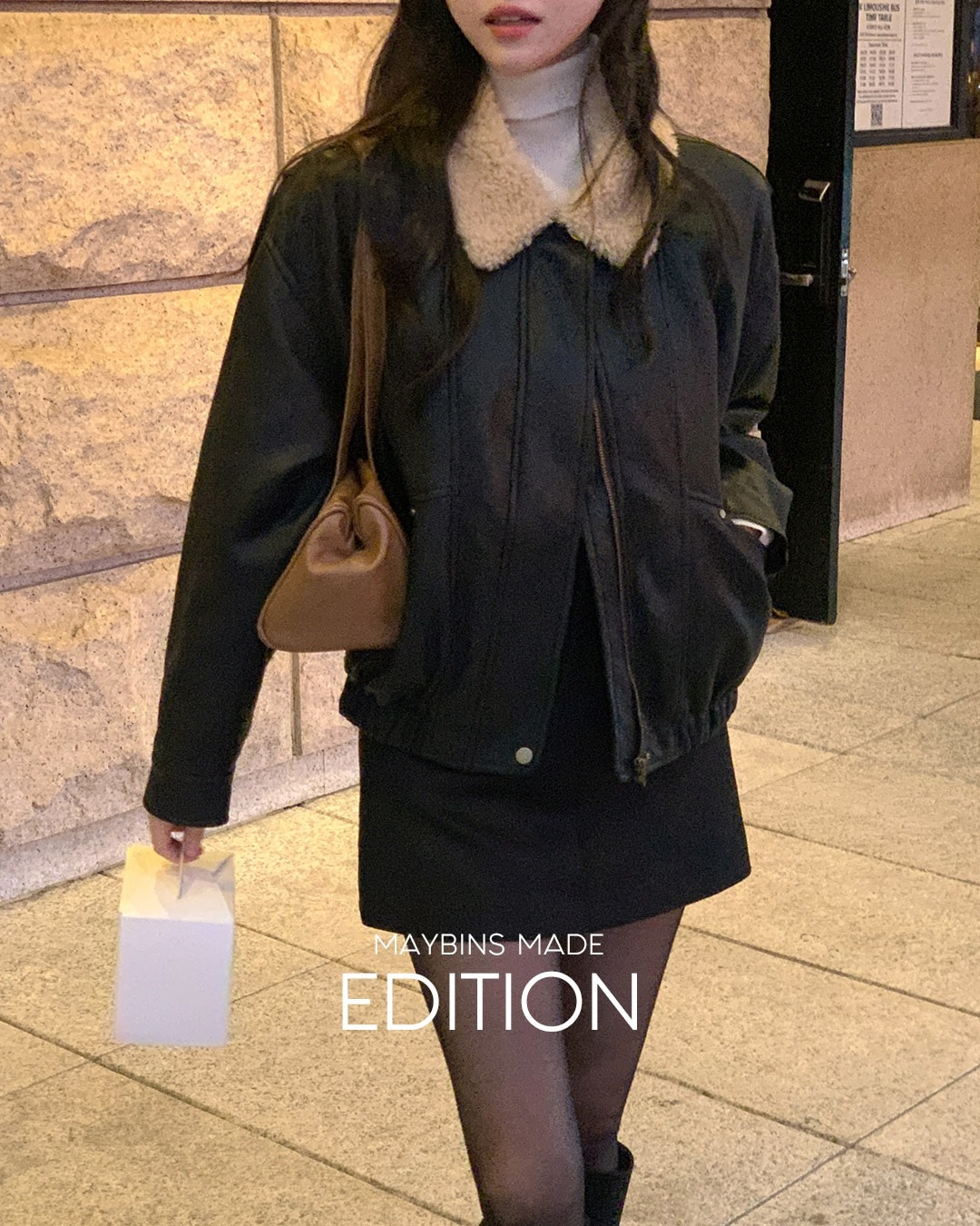 [MADE]モロッパーレザージャンパー韓国ファッション レディース