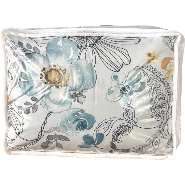 羽毛肌掛けふとん（ダウン70%） スモークブルー