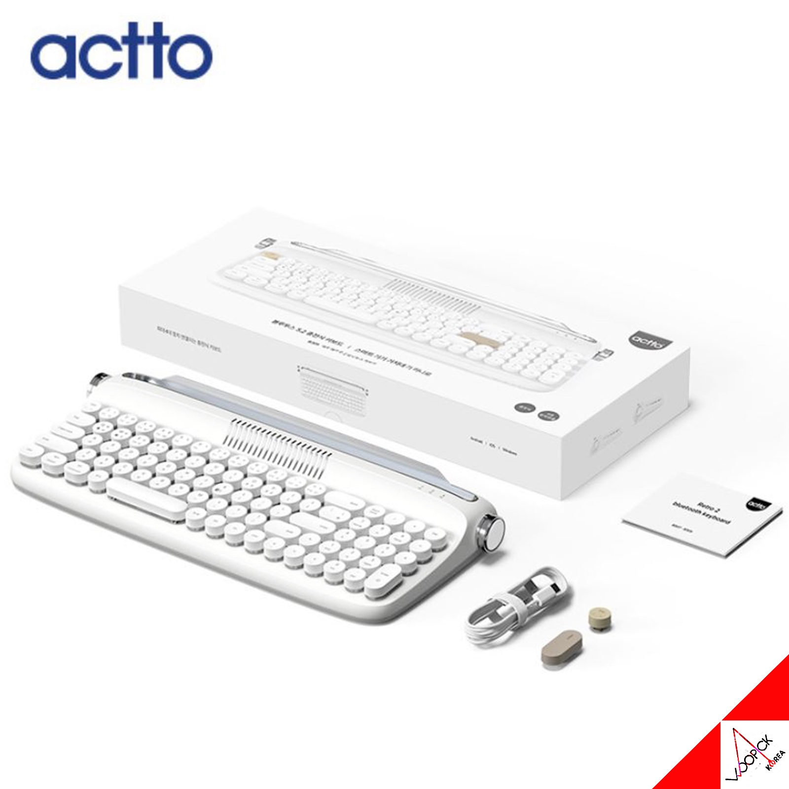 B309/プール配列/レトロ バージョン2/マルチペアリング/無線/ブルートゥース/充電式/キーボード/韓国語+英語/2023/新型/84キー