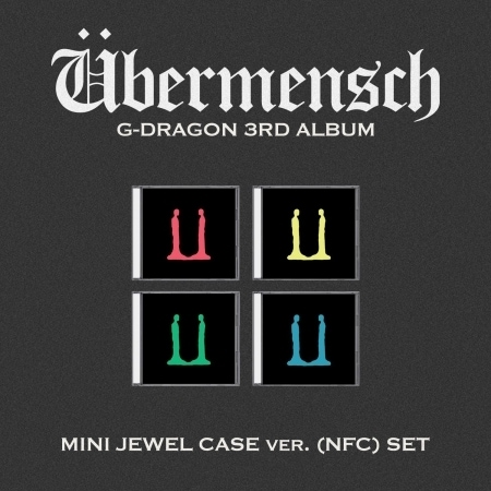 [4種セット] BIGBANG GD G-DRAGON - 3RD ALBUM Übermensch MINI JEWEL CASE ver. NFC VER. 新品未開封