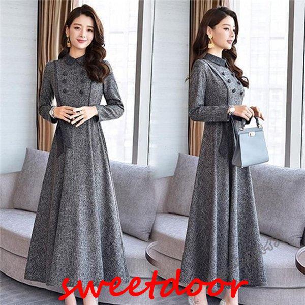 ワンピース レディース 40代 きれいめ おしゃれ 着痩せ 秋 冬 ドレス 結婚式 二次会 パーティドレス Aライン 母親 ママワンピース 大人上品 30代 50代 11,956円