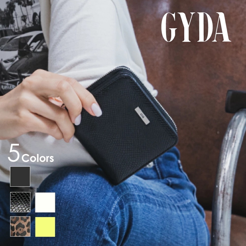 ジェイダGYDA ラウンド財布 PLATE METAL GY-W011 二つ折り財布 一粒万倍日
