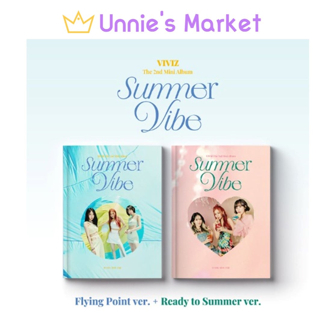 [SET] VIVIZ [Summer Vibe] 2nd Mini Album Photobook ver. + Free Photocard 1EA(fan-made)