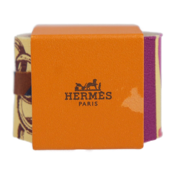 新古未使用展示品 HERMES エルメス その他文具 - マスキングテープ Petit H プティアッシュ シルク パープル系 マルチカラー 粘着テープ 本物保証 中古