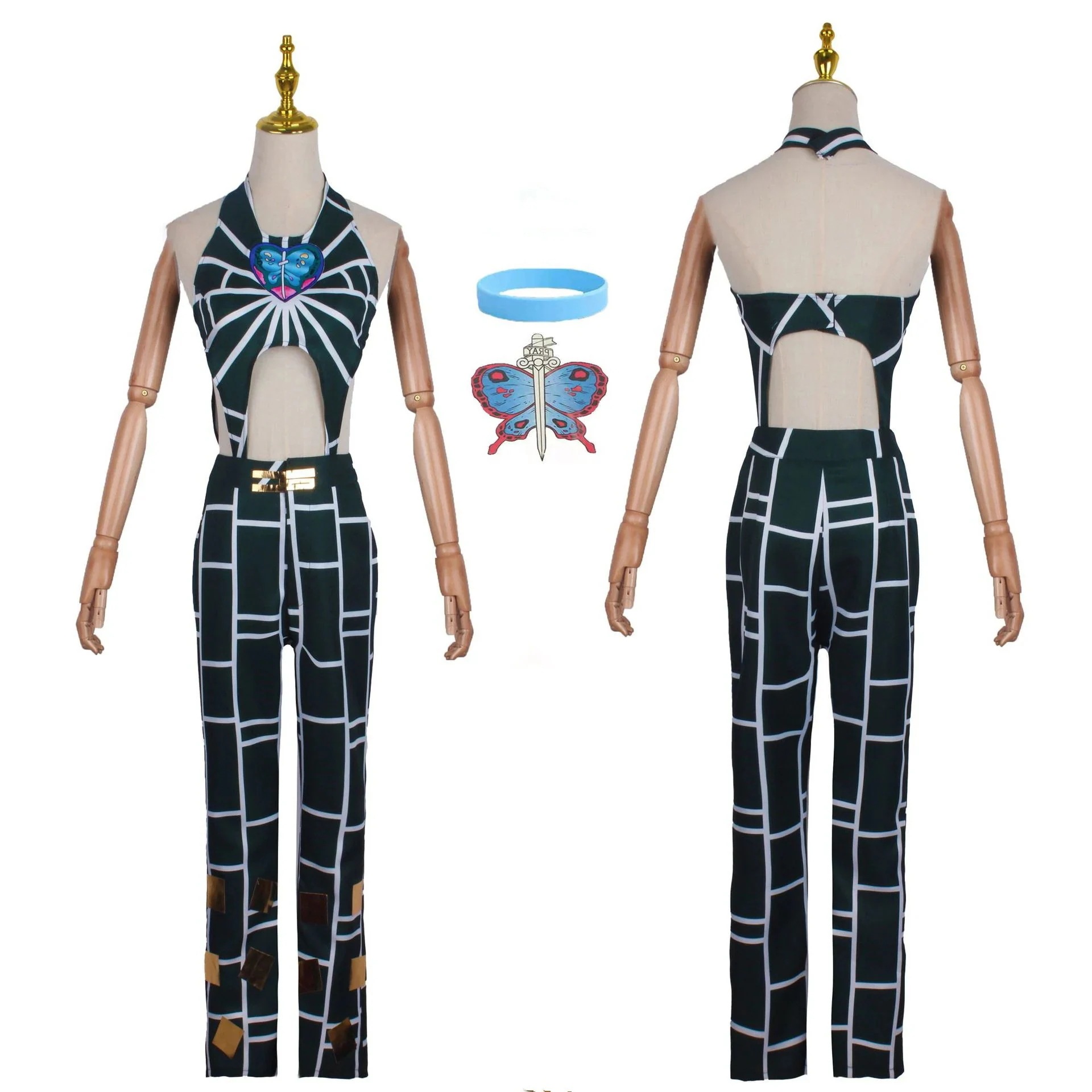 奇妙な冒険 JOJO コスプレ変 空条徐倫トリッシュウナ ハロウイン 衣装 ステージ服 舞台 クリスマス イベント 変身 仮装 変装 制服 大人用