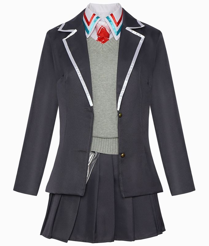にじさんじ 風 剣持刀也 けんもちとうや JK制服版 コスチューム コスプレ衣装 6点セット サイズ S―XXXL