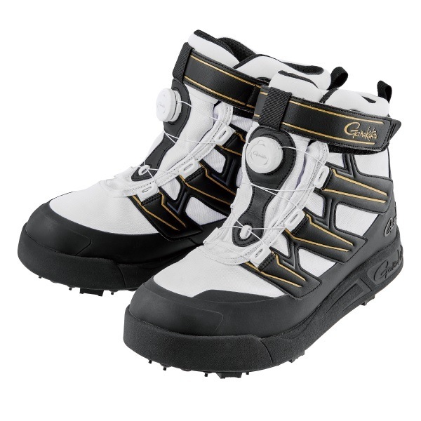 がまかつ GM4549 Gスペック スパイクシューズ ブラック/ホワイト L