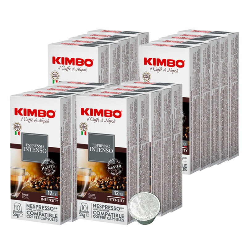 KIMBO キンボ イタリア産 ネスプレッソ 互換 カプセルコーヒー インテンソ20箱（200カプ 12,875円