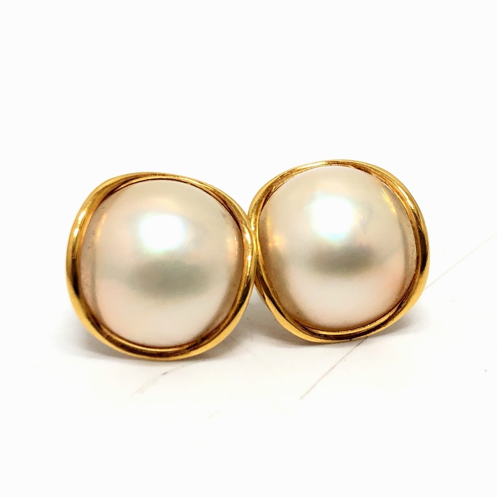 jewelry ジュエリー イヤリング K18YG アベパール イヤリング 小物 アクセサリー K18YG ゴールド