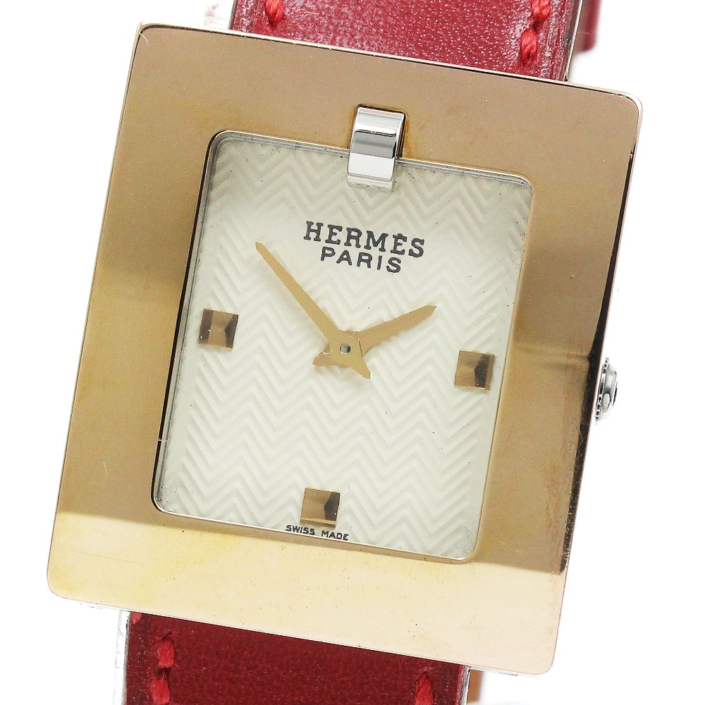エルメス HERMES BE1.220 ベルトウォッチ D刻印 クォーツ レディース _923347【中古】