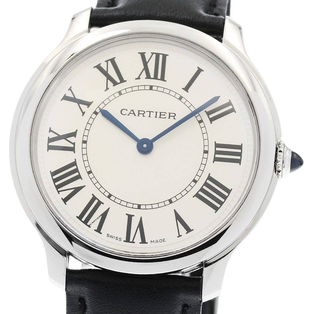 カルティエ CARTIER WSRN0031 ロンド マスト ドゥ カルティエ 36MM オンライン限定 クォーツ メンズ 良品 保証書付き_960390【中古】
