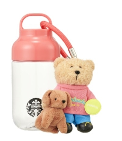 スターバ KOREA ウォーキングボトルベアリースターキーチェーン