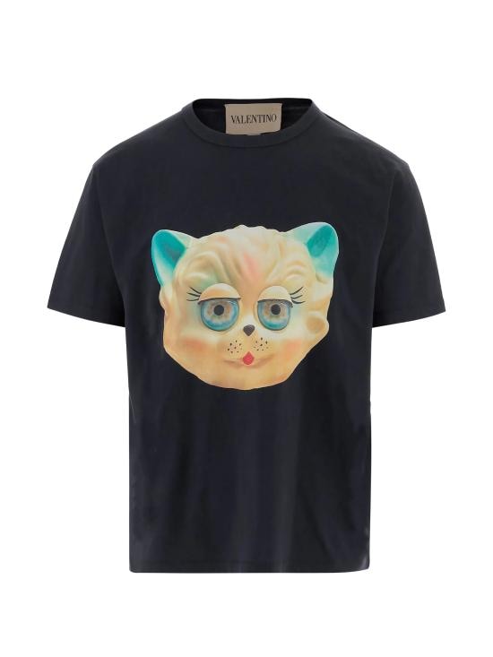 VALENTINO GARAVANI Men T-Shirts 8V3MG16PBD0 598 Blue