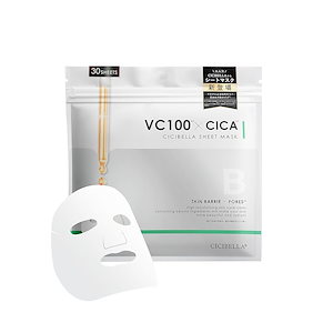 シートマスク 大容量 CICA フェイスパック パック 顔 ビタミン誘導体 シートマスク スキンケア 高密着 保湿 敏感肌 乾燥肌 ビタミンC デイリー