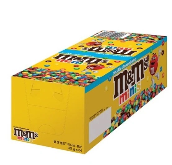 エムアンドエムズミニチューブチョコレート35gx24本入