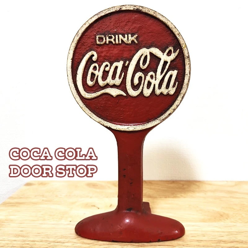 看板 コカコーラ ドアストッパー インテリア ヴィンテージ ガレージ キャストアイアン プレート おしゃれ アメリカン 雑貨 鋳鉄 レトロ アンティーク かわいい 正規ライセンス品 壁飾り ビンテージ 9,768円