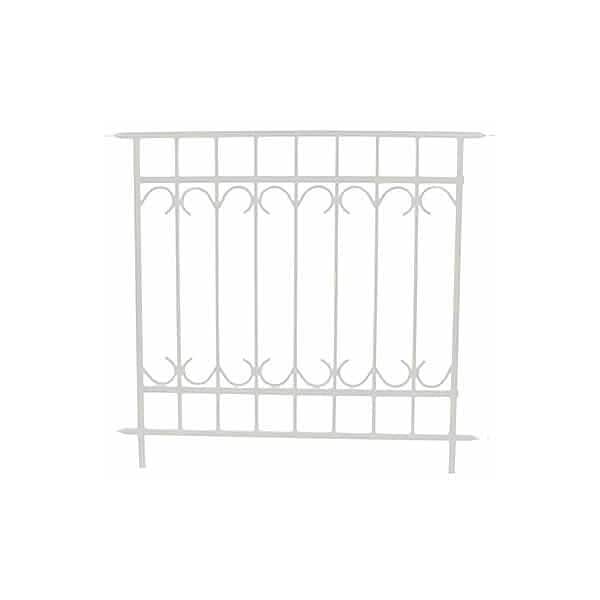 住まいスタイル アイアンフェンス パークアベニュー フェンス単品 ホワイト IPN-7021F-WHT メーカー直送