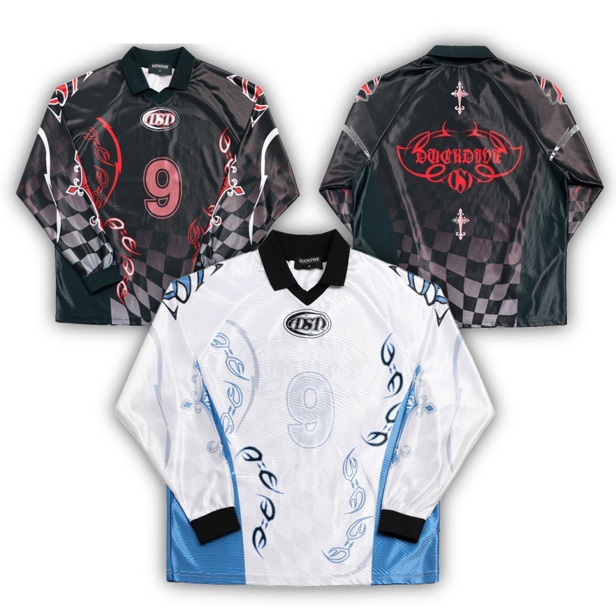 Twinkle Number Collar Jersey Long Sleeve