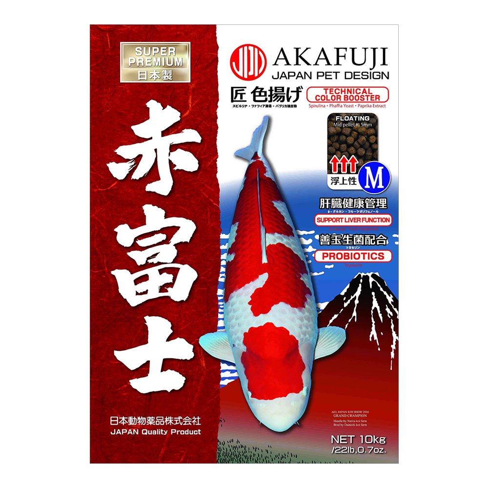 日本動物薬品　ニチドウ　赤富士　匠色揚げ　浮上性　Ｍ　１０ｋｇ　ＣＲＣ10―41―70―10―00
