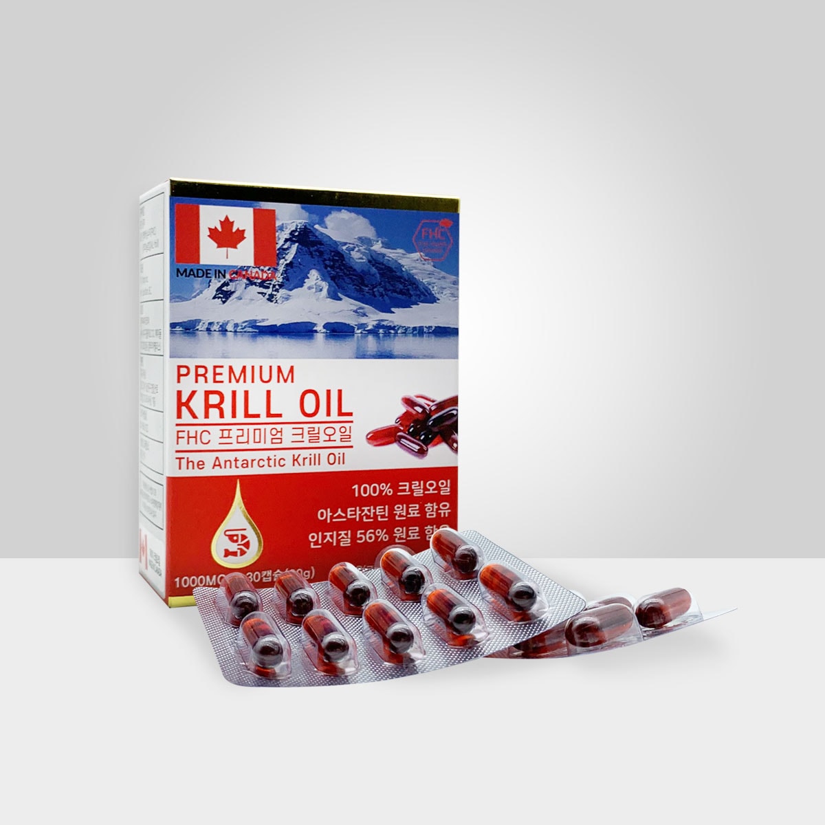 FHC クリルオイル（約1ヶ月分）オメガ3 クリルオイル サプリメント EPA DHA 脂肪酸 アスタキサンチン 健康食品