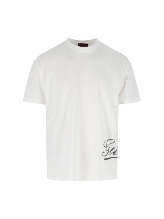GUCCI Men T-Shirts 856477 XJHQM 9066 White