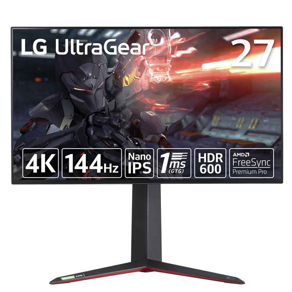 LGエレクトロニクスエルジー ゲーミング液晶ディスプレイ(27型/IPS/4K UHD 3840×2160/144Hz/1ms/HDR 600/HDMI2.1/DP1.4/VESA/3年保証・無輝点