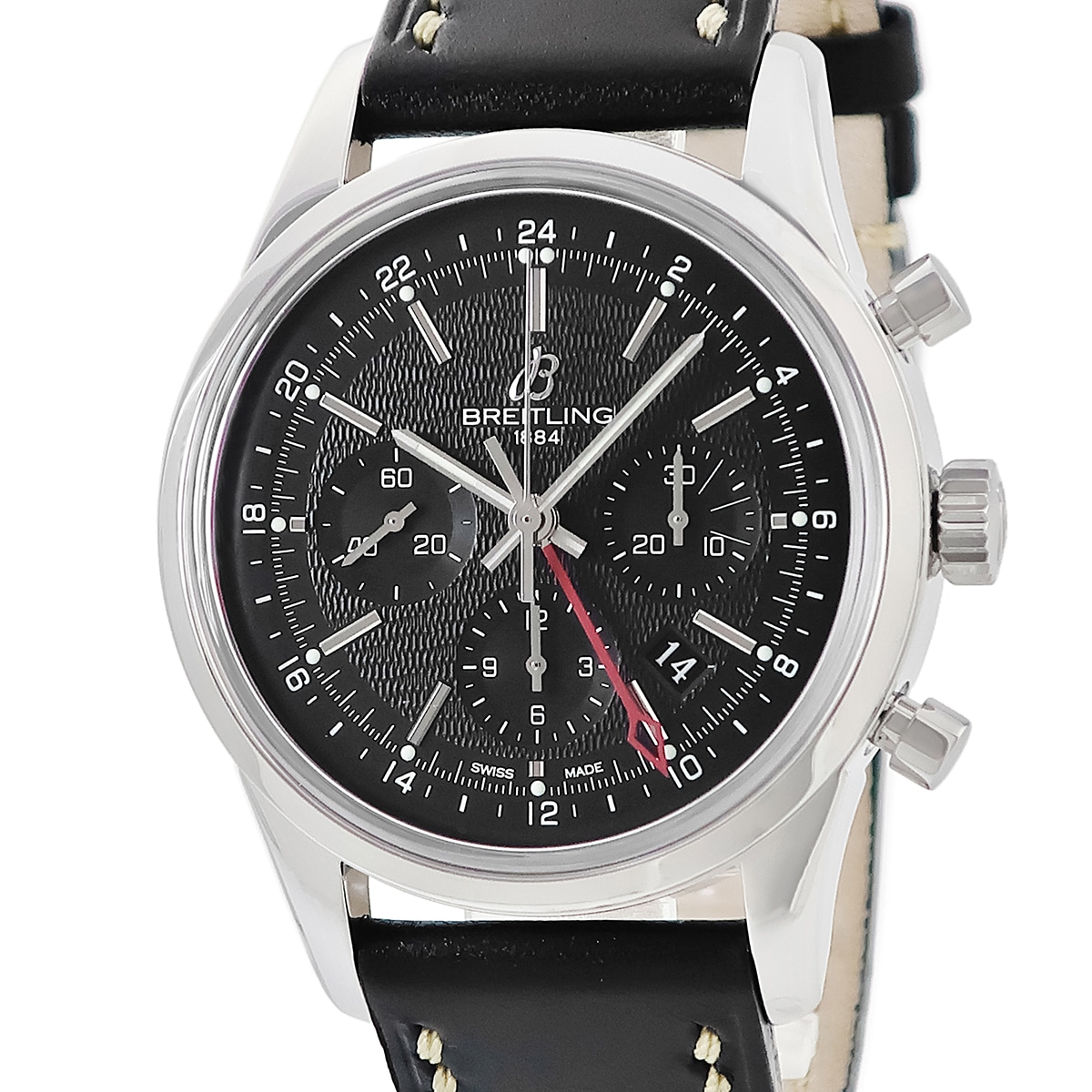 トランスオーシャン クロノグラフ GMT AB045112/BC67 AB0451 自動巻き メンズ ブラック 限定 3年保証 270,221円