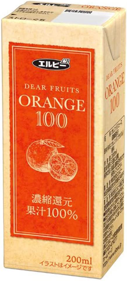 豪奢な アイリスプラザ オレンジジュース ORANGEジュース100% 200ml 30本 栄養ドリンク