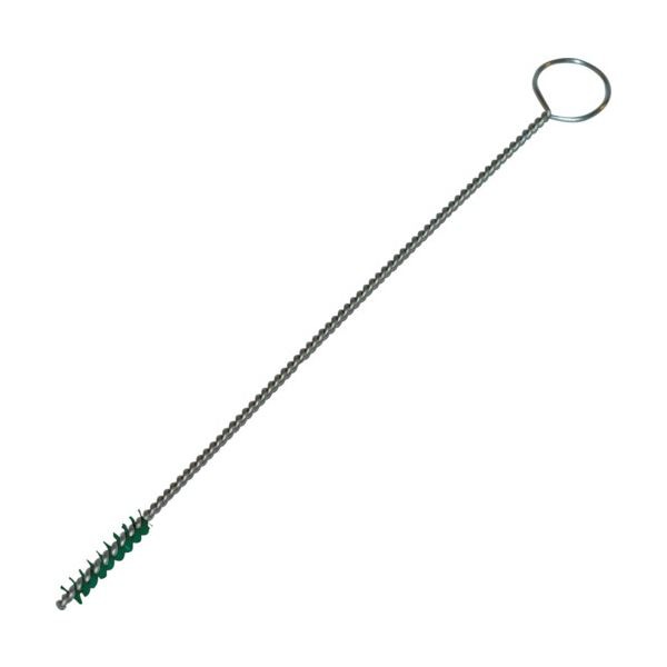 （まとめ）TRUSCO 小径パイプブラシ3.5mm HACCP対応 グリーン TMPB-3.5-GN 1本(×5セット)
