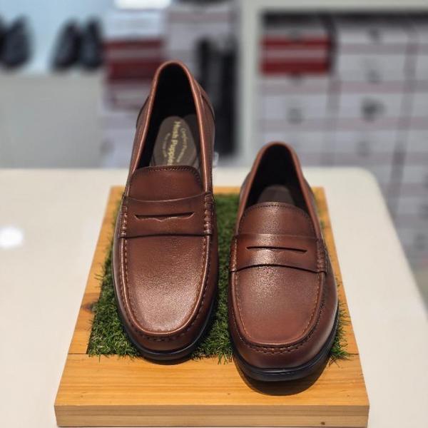 セーブゾーン04 男性超軽量コンフォートベーシックペニーローファーA ブラウン EPDLSSMP527 (S44545597)