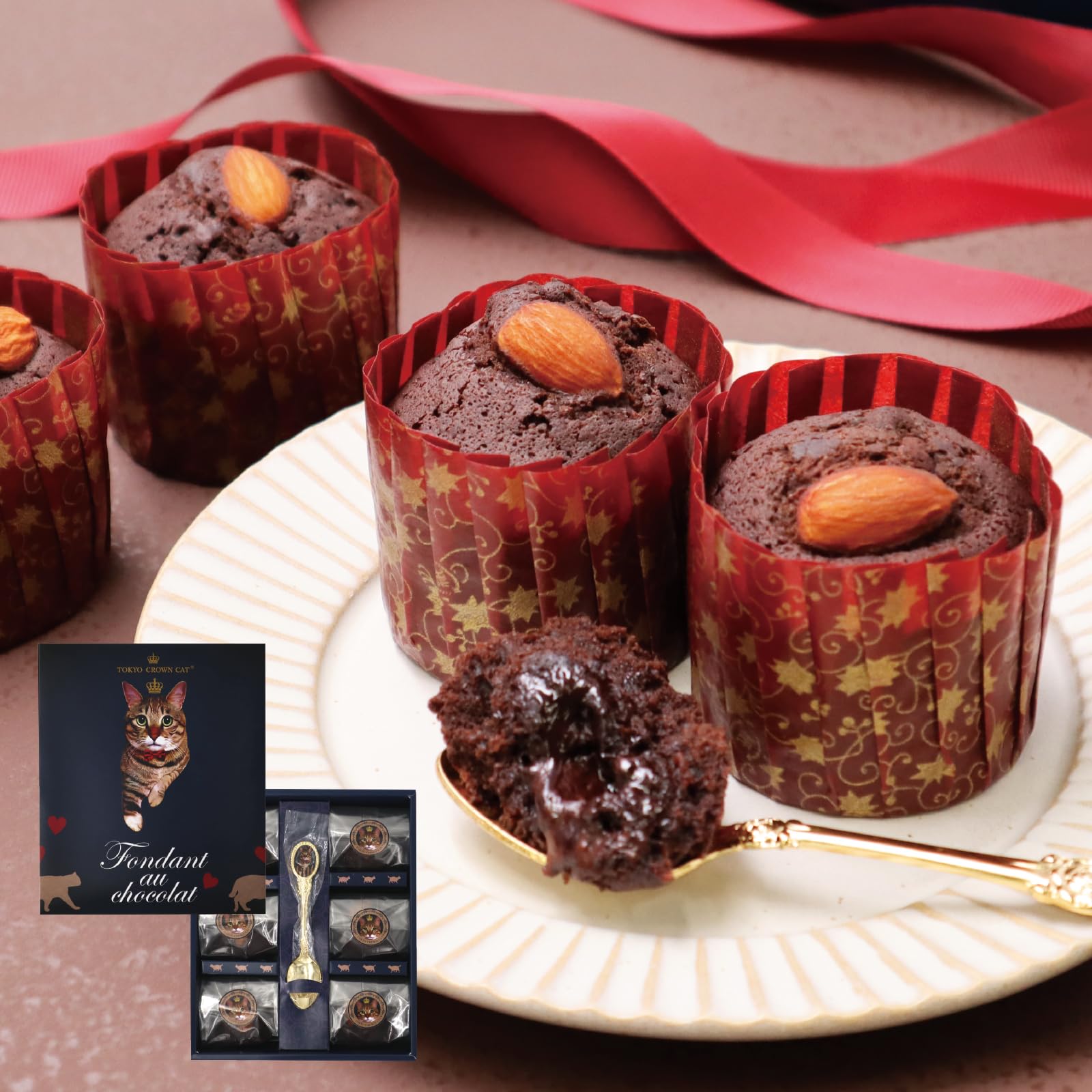 TOKYO CROWN CAT 東京クラウンキャット フォンダンショコラ バレンタイン バレンタインデー 2026 プレゼント チョコレート チョコ 東京土産 スイーツ ギフト お土産 手土産 猫 プ