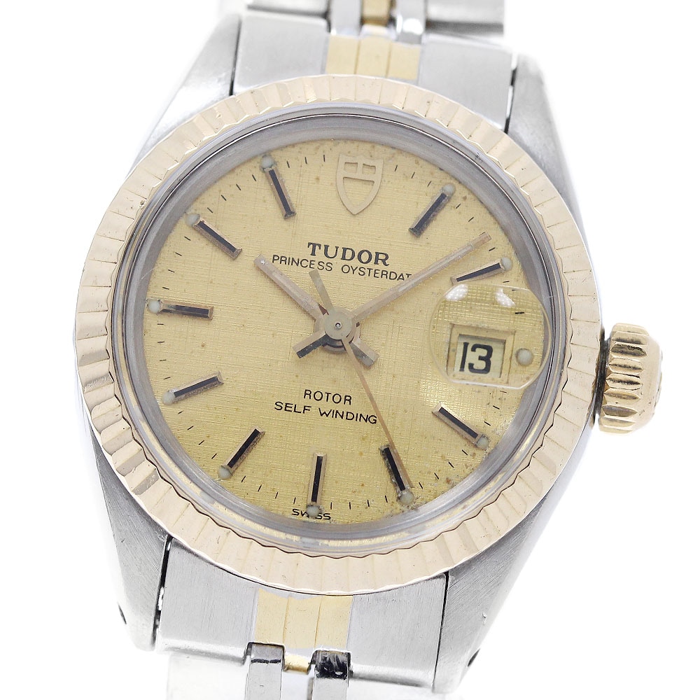 チュードル TUDOR 92413 プリンセス オイスターデイト YGベゼル 自動巻き レディース _957151【中古】