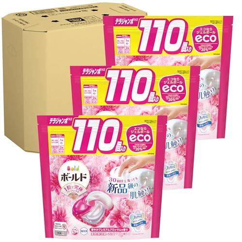 ボールド 洗濯洗剤 ジェルボール 4in1 プレミアムブロッサム 詰め替え 110個×3袋 [大容量] [ケース品]