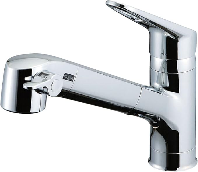キッチン水栓 浄水器内蔵シングルレバー混合水栓 ハンドシャワー付 [RJFー771YA] (水栓 + 浄水カートリッジ 1本) 蛇口 PFAS/PFOS/PFOA除去対応 アルミニウム 樹脂 研磨 シ 10,401円