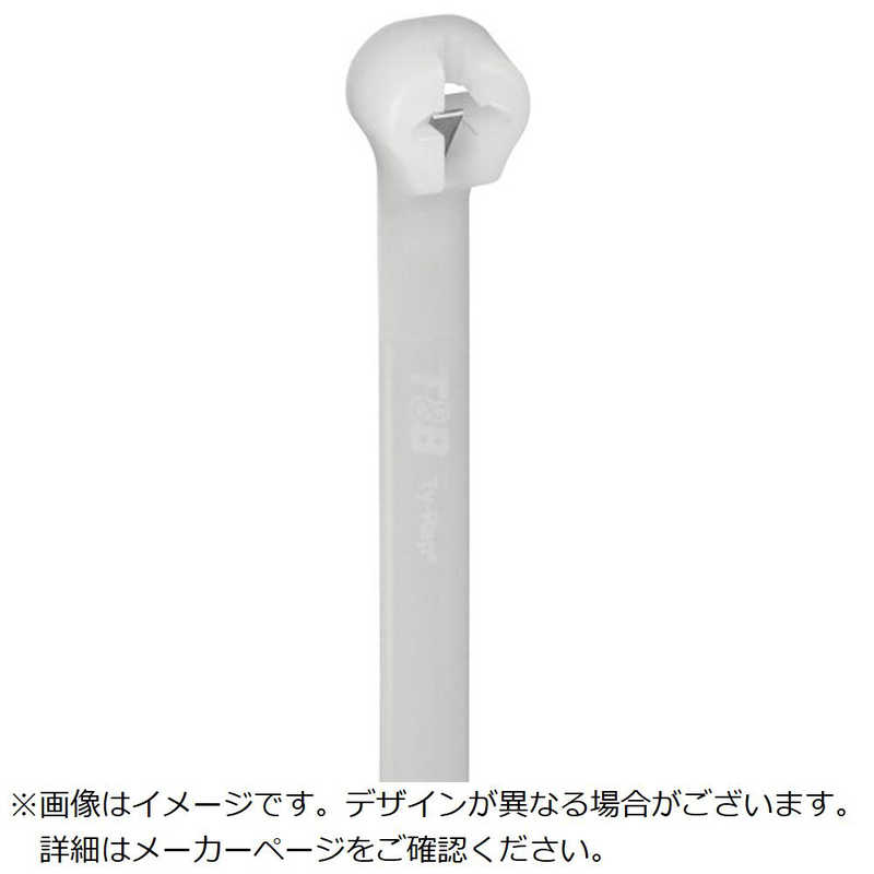 ABB　TY-Rap 高性能ケーブルタイ(結束バンド)標準グレード(ナチュラル色)(小袋)幅6.9X長さ457mm50本入り　TY5275M