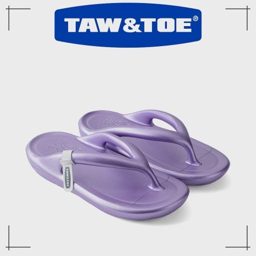 TAW&TOE 正規品 Zerovity OG METAL (PURPLE) ビーチサンダル 男女兼用
