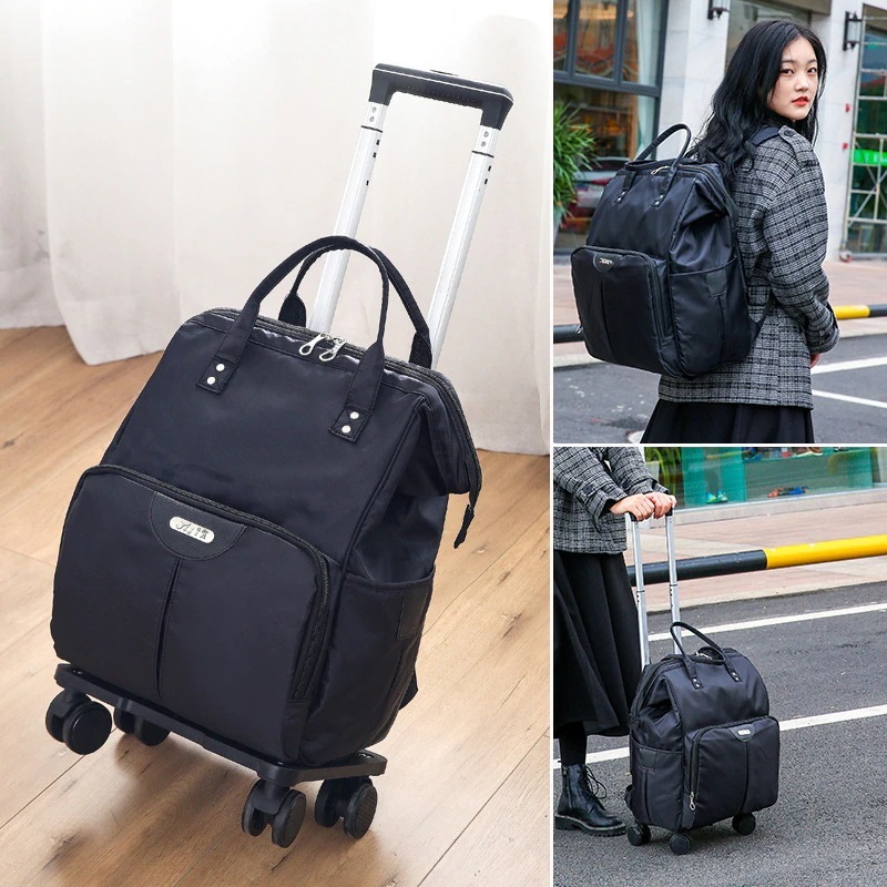 小型の旅行バッグ レバーのついた旅行バッグ 取り外し可能 お出かけに便利な防水ボストンバッグ 大人気新デザインのロッドボックス可能で折りたたみ可能 大容量 防水 万向輪 スーツケース