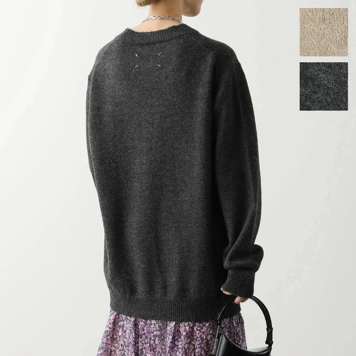 MAISON MARGIELA メゾンマルジェラ 1 10 ニット S50HA1083 S18145 レディース アルパカ ウール クルーネック セーター 4ス