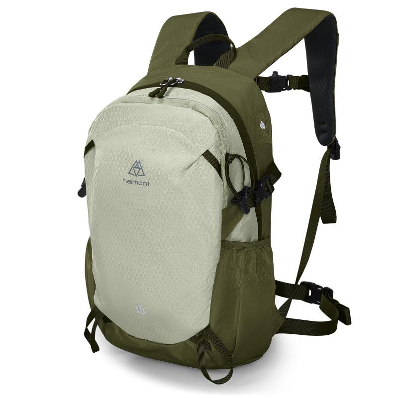 トレッキング リュック 軽量 登山 リュック レディース 15リットル ハイキング バックパックアウトドア リュックサック 丈夫 ポール収納 男女兼用 日帰り フィット