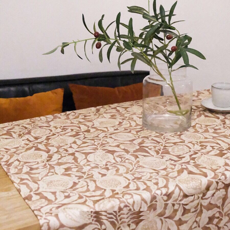 人気提案 ザクロの花　高級感　テーブルクロス テーブルクロス