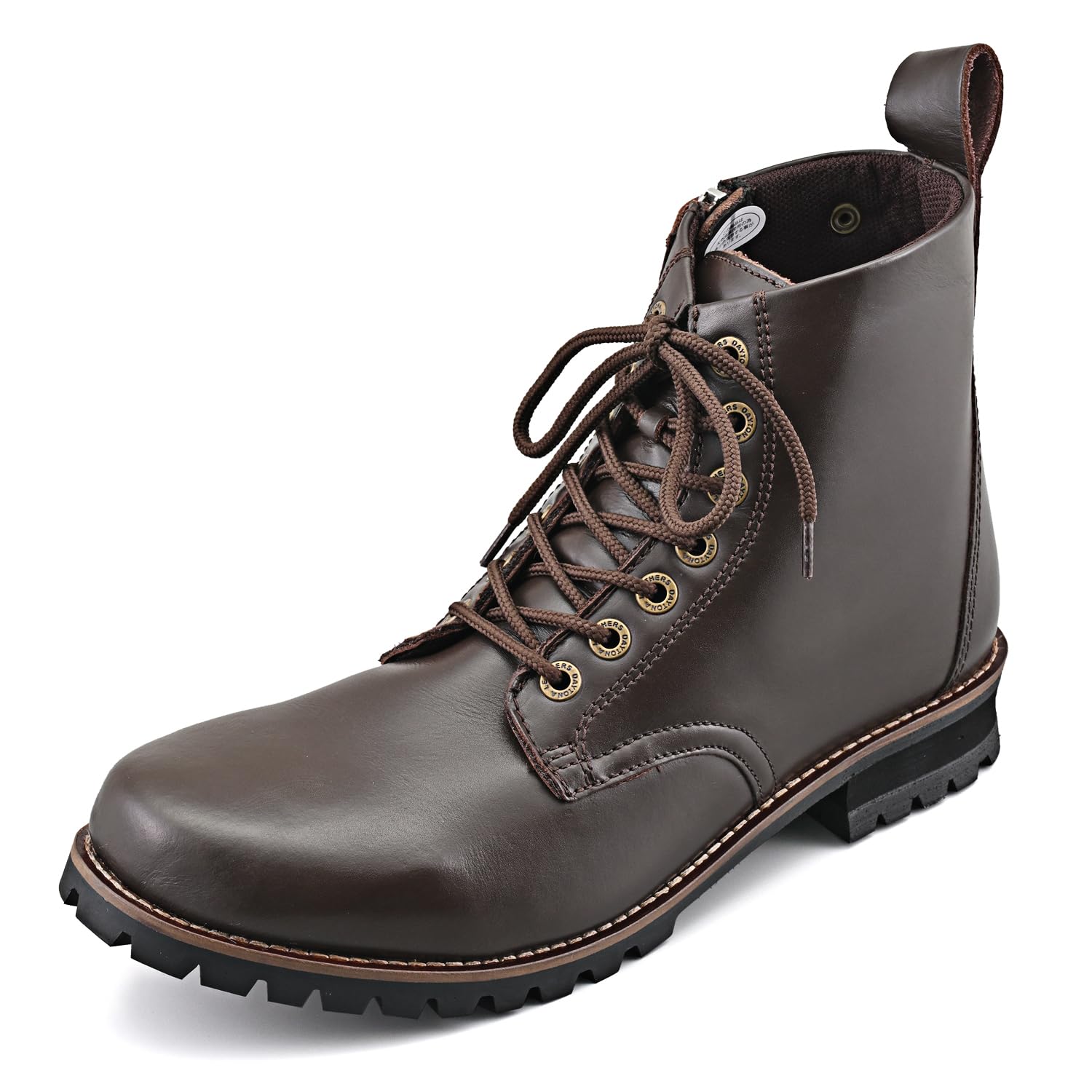 デイトナ(Daytona) バイク ブーツ ライディングブーツ ショートブーツ 本革 牛革 シフトパッド内蔵 サイドジップ HBS-003 ダークブラウン 26.0cm/メンズ 17134