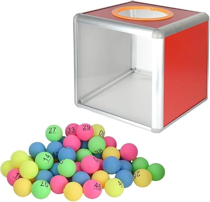 くじ引きボックス 小さい 25cm ビンゴゲームマシーン 抽選ボックス アンケート回収 箱 つかみ取り ボールつき 4,869円