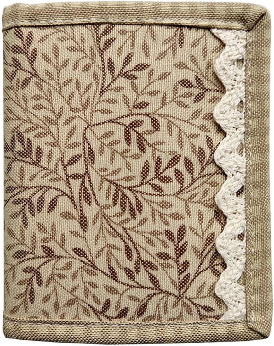 【20%OFFクーポン】レディース 財布 ミニサイズ 2つ折り 葉 レース ボタン 大容量 カード入れ 小銭入れなし 使いやすい 多機能 コンパクト 軽い ウォレット コインケース かわいい おしゃれ