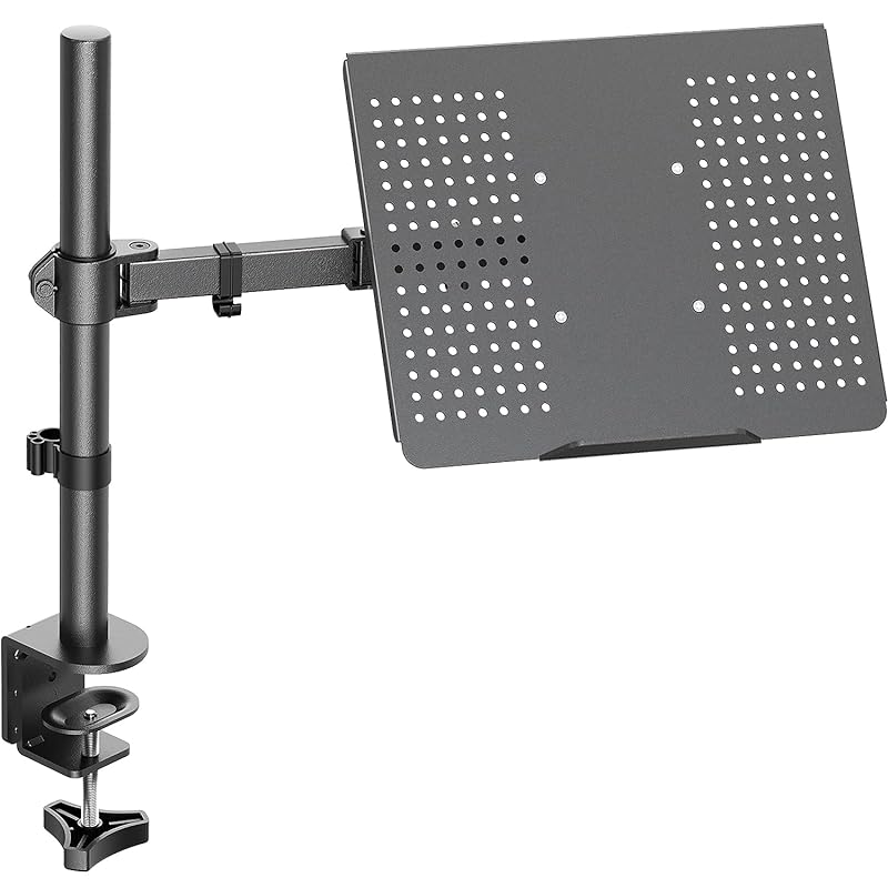 ErGear ノートパソコンアーム ノートPCアーム 15.6インチまで 耐荷重10kg 角度調節可能