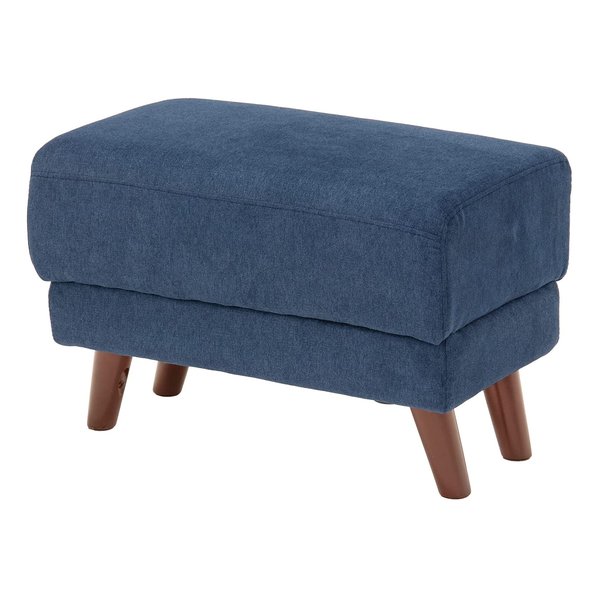 オットマン 約 幅60×奥行35×高さ31/42cmネイビー ブライトOT-NV