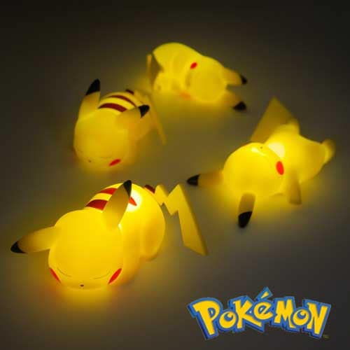 POKEMON PIKACHU MINI MOOD LAMP ピカチュウ フィギュア ミニLED ムード灯 4種 SET