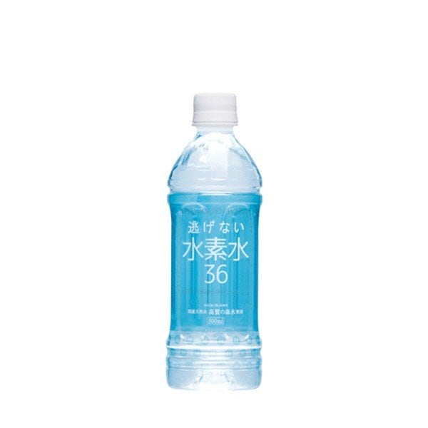 奥長良川名水 逃げない水素水36 ブルー 500ml×24本入【2ケース】3日目で水素発生量～約1550ppb 逃げない水素 特許取得 国産 天然軟水 水 ミネラルウォーター モンドセレクション