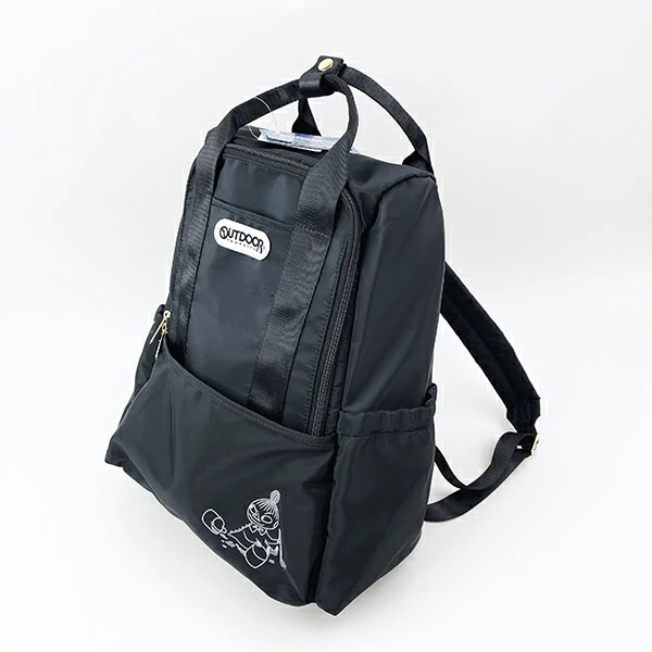 ムーミン リトルミイ OUTDOOR PRODUCTS リュック ブラック MOOMIN_1205-mon642bk-7