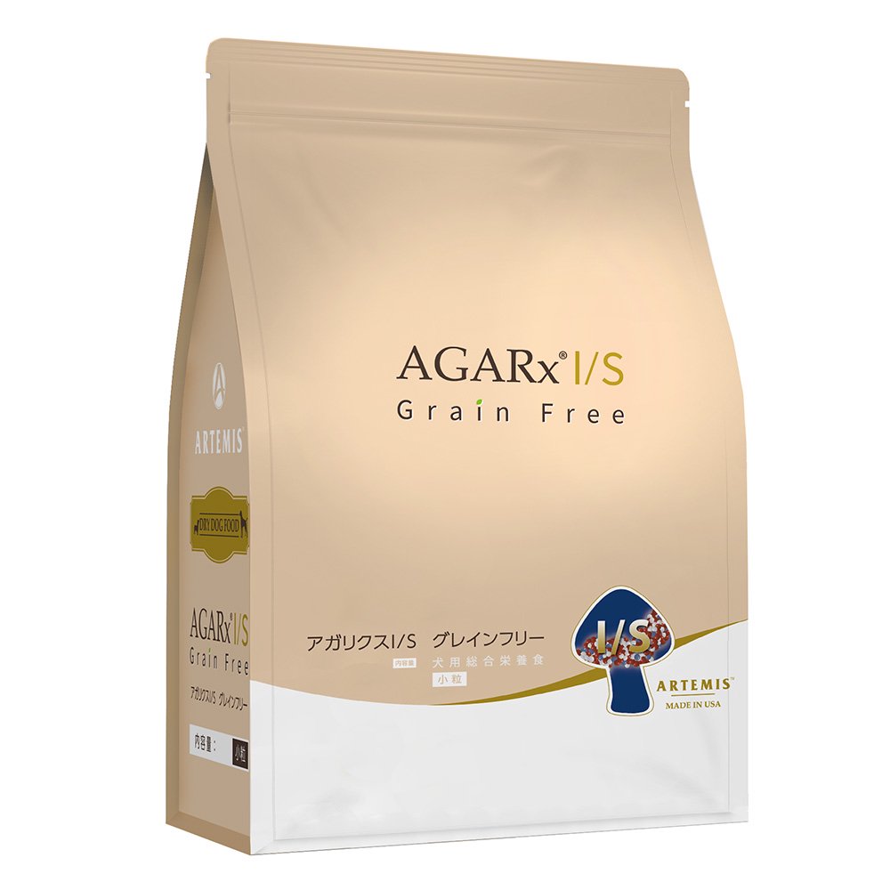 ドッグフード　アーテミス　アガリクス　Ｉ／Ｓ　グレインフリー　小粒　３ｋｇ　ＣＲＣ45―03―10―02―00